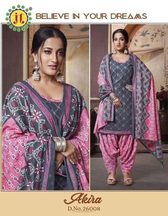 JT Akira Vol-26 Wholesale Pure Cotton Printed Dress Material On Wholesale