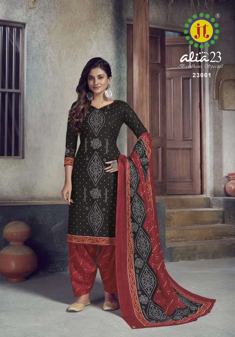 Jt Alia Vol - 23 Regular Wear Printed Cotton Dress Material Collection On Wholesale