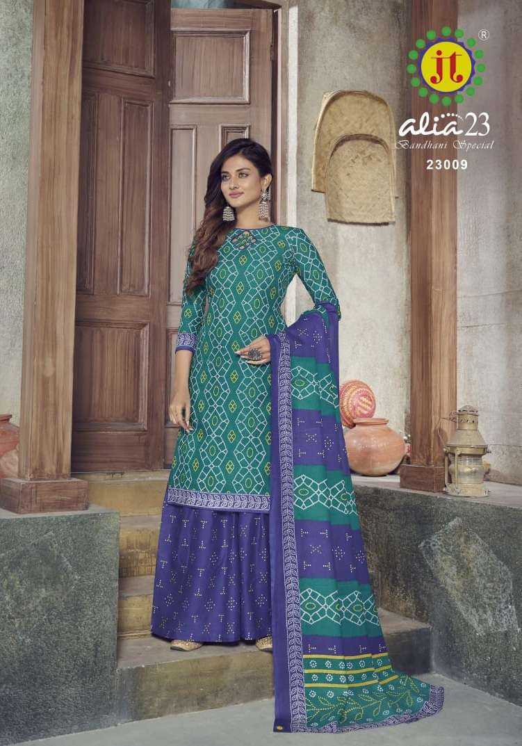 Jt Alia Vol - 23 Regular Wear Printed Cotton Dress Material Collection On Wholesale
