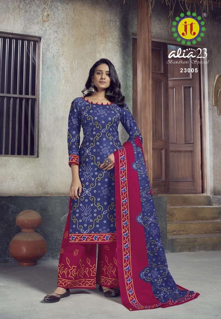 Jt Alia Vol - 23 Regular Wear Printed Cotton Dress Material Collection On Wholesale