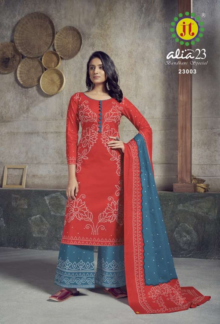 Jt Alia Vol - 23 Regular Wear Printed Cotton Dress Material Collection On Wholesale