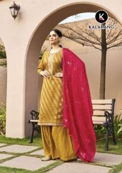 Kalarang Divyanka Festival Wear Designer Dress Material On Wholesale