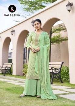 Kalarang Divyanka Festival Wear Designer Dress Material On Wholesale