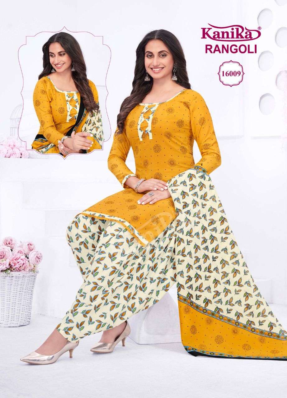 Kanika Rangoli Vol 16 Regular Wear Readymade Dress On Wholesale