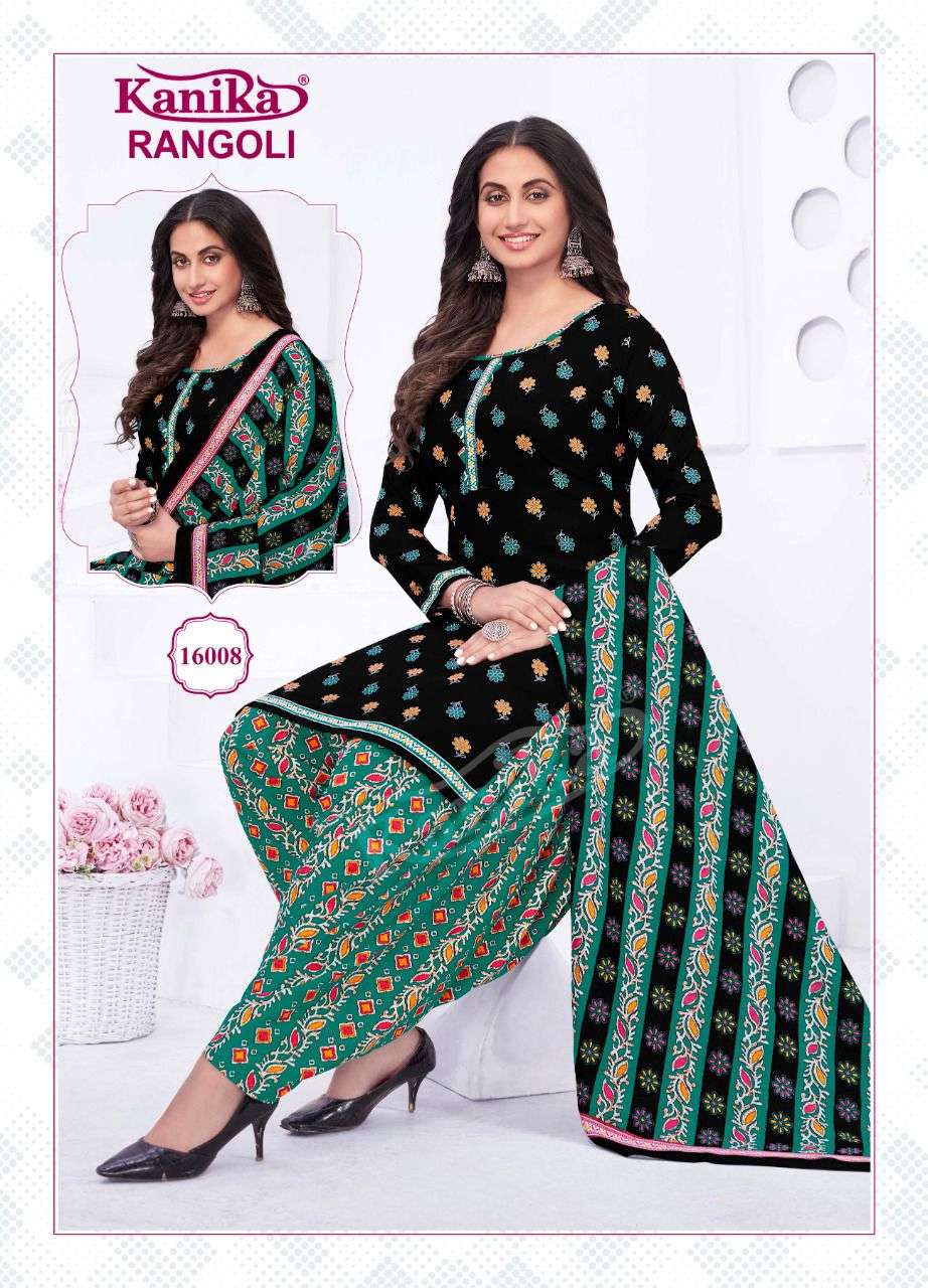 Kanika Rangoli Vol 16 Regular Wear Readymade Dress On Wholesale