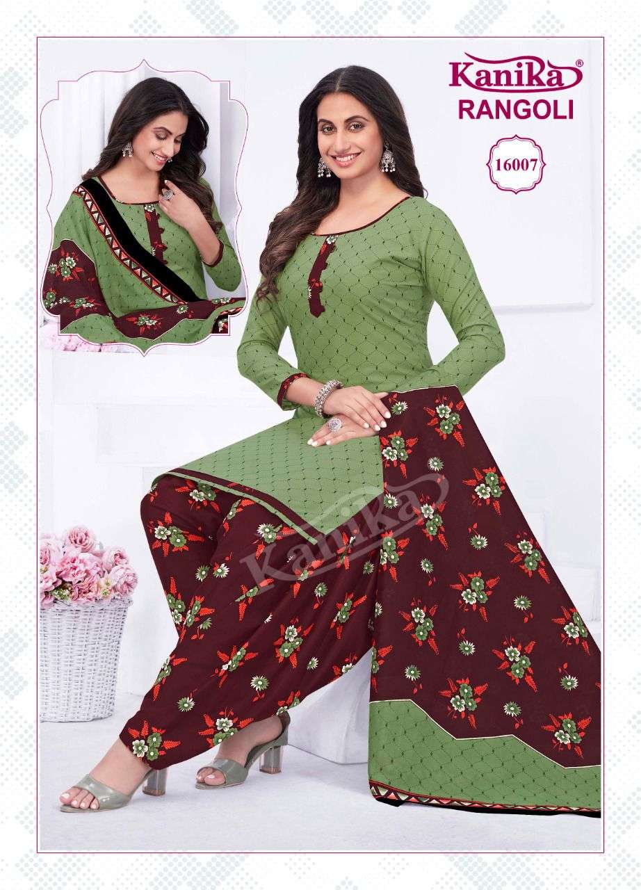 Kanika Rangoli Vol 16 Regular Wear Readymade Dress On Wholesale