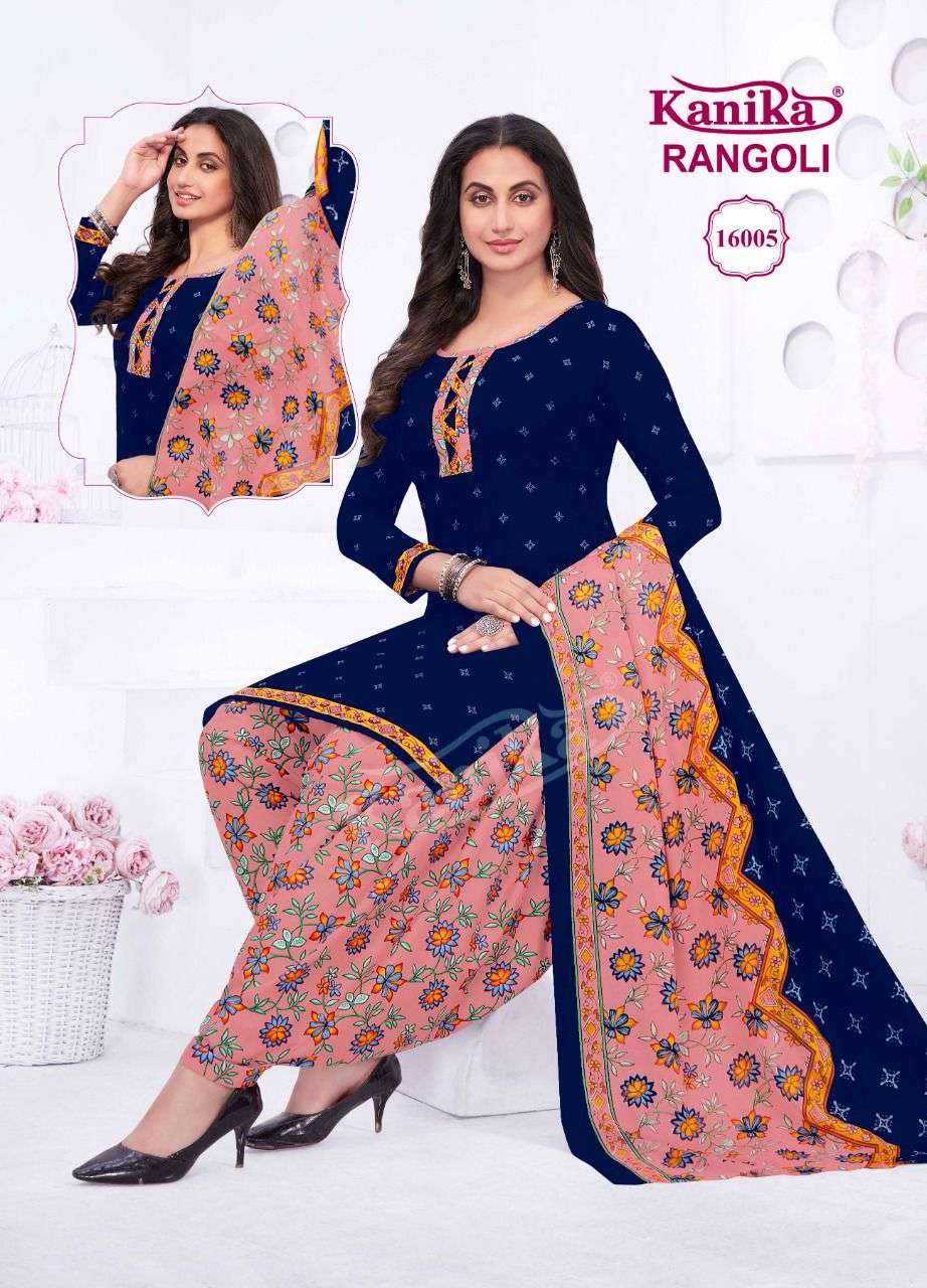 Kanika Rangoli Vol 16 Regular Wear Readymade Dress On Wholesale