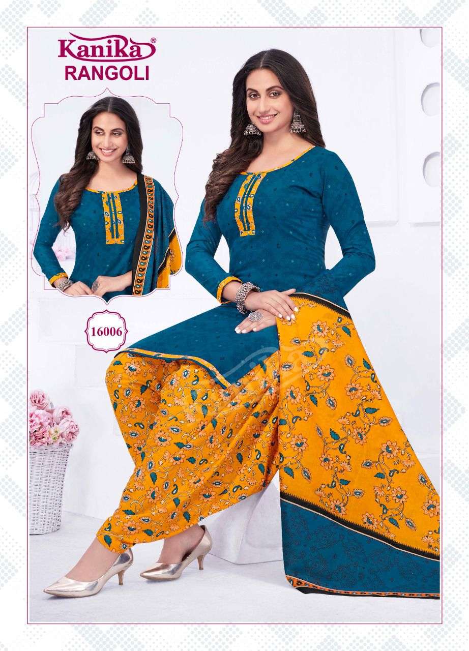 Kanika Rangoli Vol 16 Regular Wear Readymade Dress On Wholesale