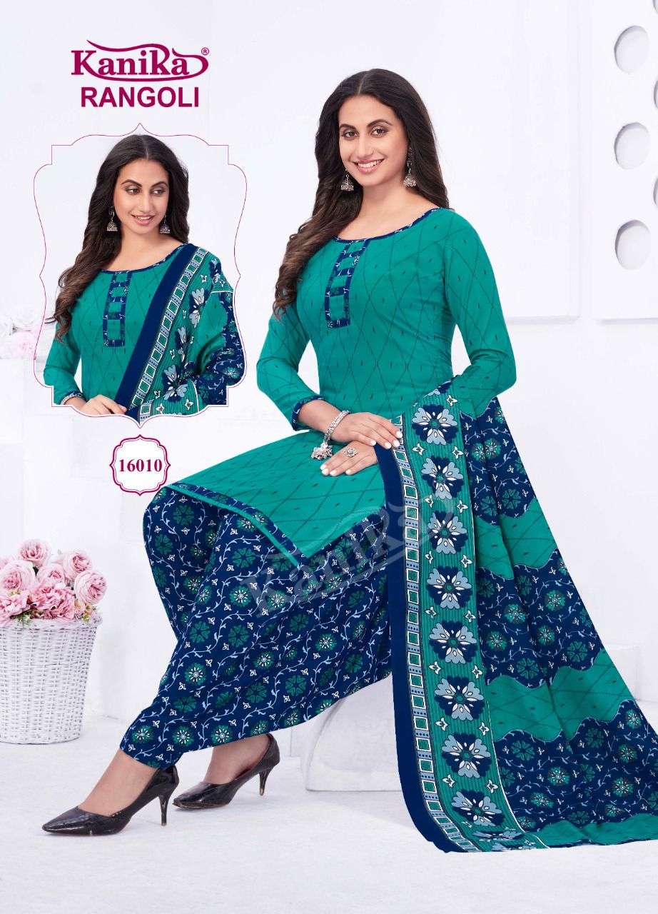 Kanika Rangoli Vol 16 Regular Wear Readymade Dress On Wholesale