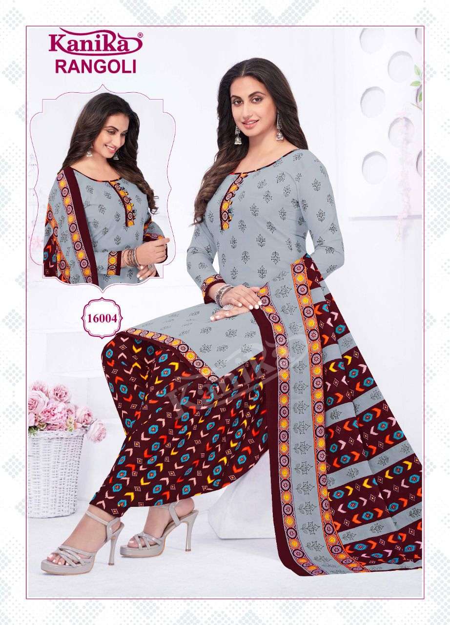 Kanika Rangoli Vol 16 Regular Wear Readymade Dress On Wholesale