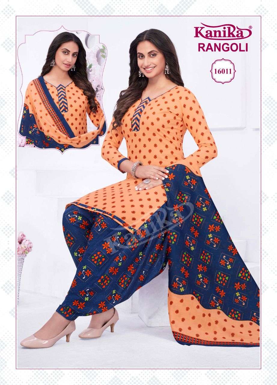 Kanika Rangoli Vol 16 Regular Wear Readymade Dress On Wholesale