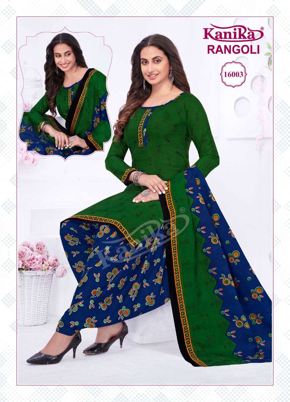 Kanika Rangoli Vol 16 Regular Wear Readymade Dress On Wholesale