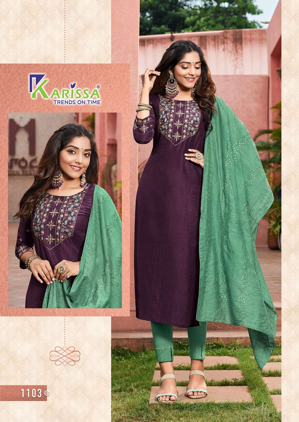 KARISSA  Akshara vol 1 Fabulous Boutique Collection On Wholesale
