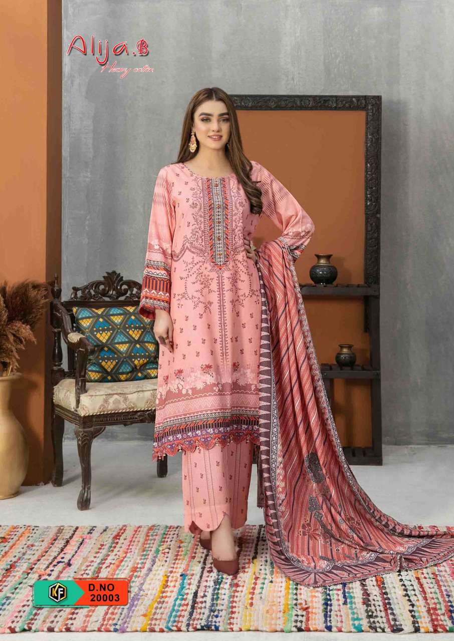 Keval Alija B Vol-20 Luxury Heavy Cotton Dress Materials On Wholesale