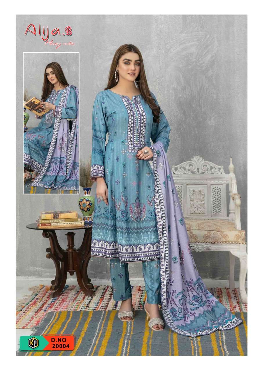 Keval Alija B Vol-20 Luxury Heavy Cotton Dress Materials On Wholesale