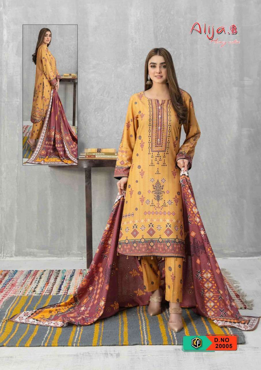 Keval Alija B Vol-20 Luxury Heavy Cotton Dress Materials On Wholesale