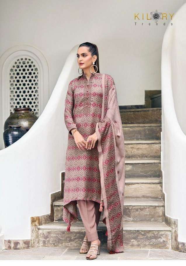 Kilory Trends Lamborghini Pashmina Digital Print Suits Winter Collection On Wholesale