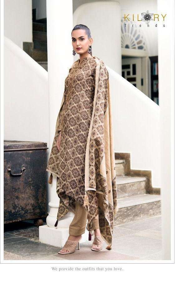 Kilory Trends Lamborghini Pashmina Digital Print Suits Winter Collection On Wholesale