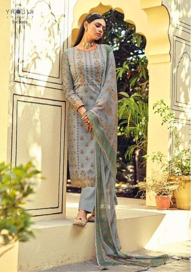 Kilory Trends Presents - Zinab Pure Cambric Cotton With Fancy Swarovski Work With Digital Print On Wholesale