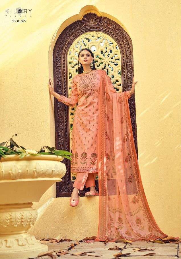 Kilory Trends Presents - Zinab Pure Cambric Cotton With Fancy Swarovski Work With Digital Print On Wholesale