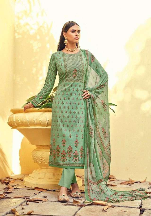 Kilory Trends Presents - Zinab Pure Cambric Cotton With Fancy Swarovski Work With Digital Print On Wholesale