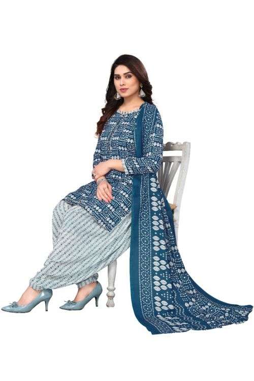 Kitkat 1 Printed Cotton Dress Material On Wholesale