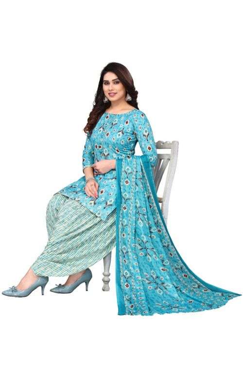 Kitkat 1 Printed Cotton Dress Material On Wholesale