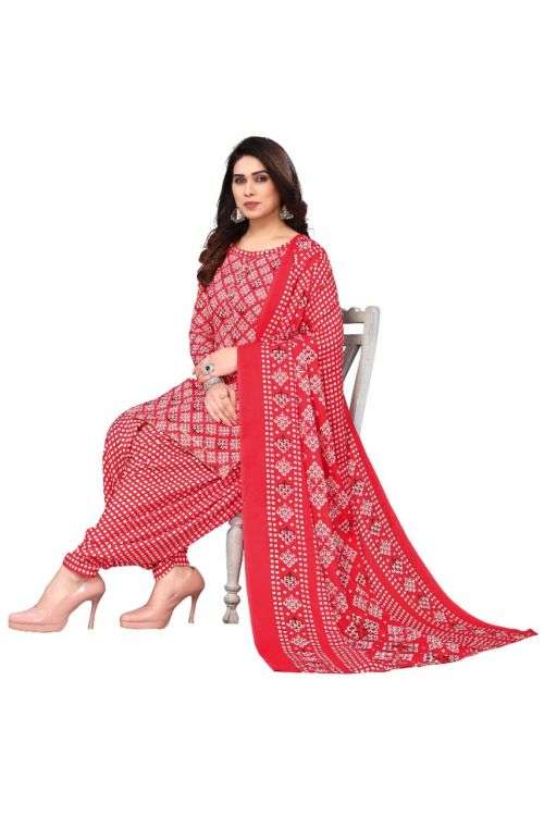Kitkat 1 Printed Cotton Dress Material On Wholesale