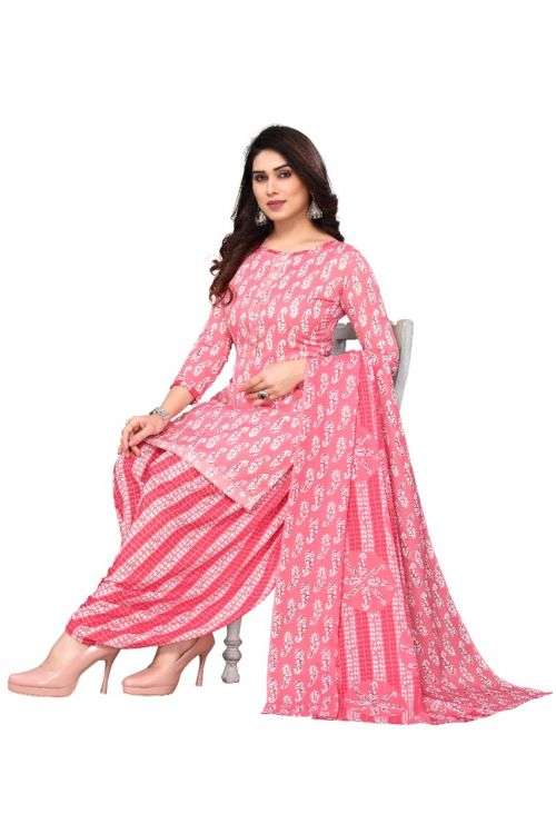 Kitkat 1 Printed Cotton Dress Material On Wholesale