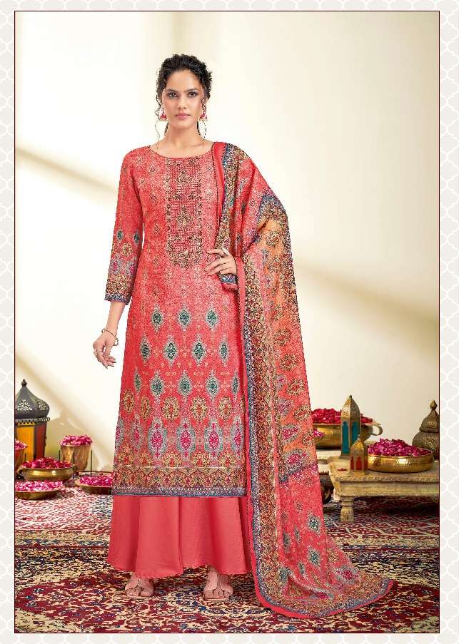 Ladlii 10  Pure Zam Cotton Digital Print With Fancy Embroidery On Wholesale