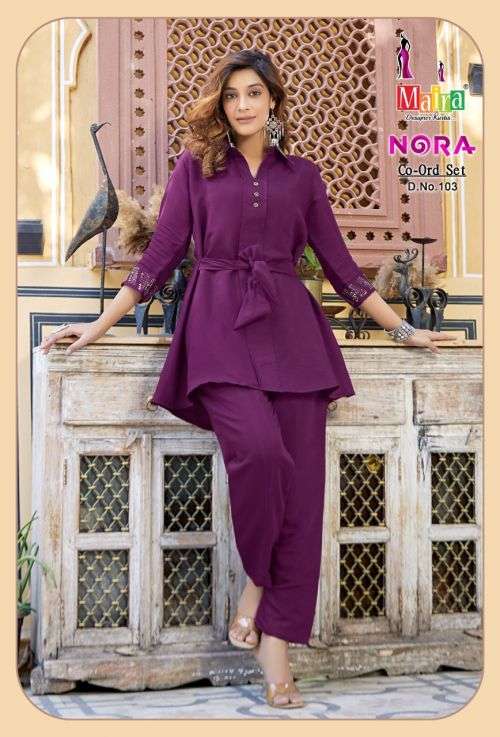 Maira Nora Vol 1 Western Top With Bottom Collection On Wholesale