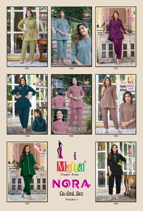 Maira Nora Vol 1 Western Top With Bottom Collection On Wholesale