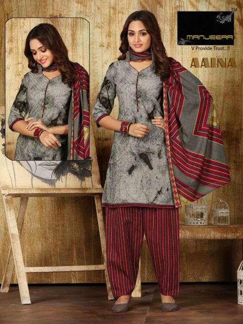 Manjeera Aaina Casual Wear Ready Made Dress On Wholesale