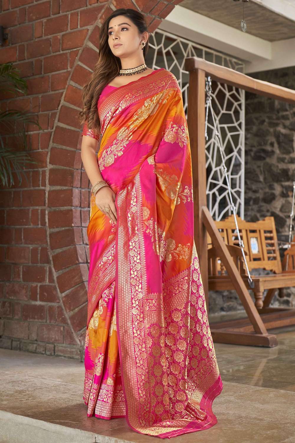 Manohari Hit Colour 25 Designer Banarasi Silk Saree Collection On Wholesale