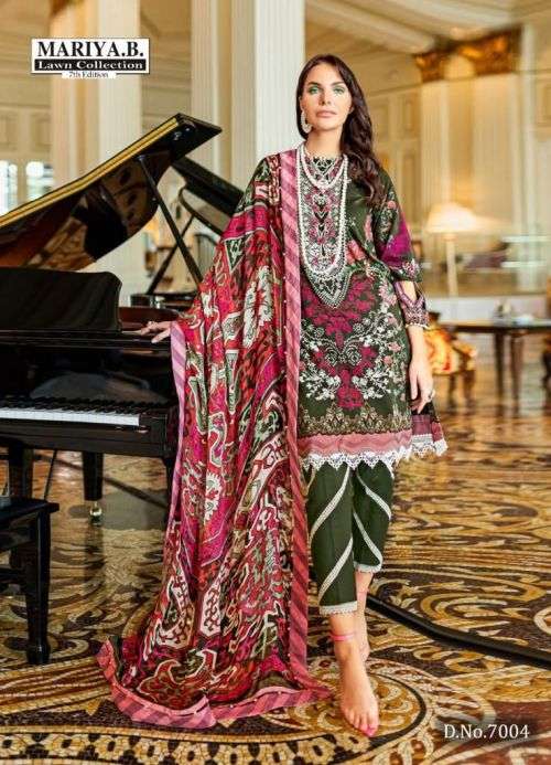 Mariya B Lawn Vol 7 Lawn Cotton Dress Material Collection On Wholesale
