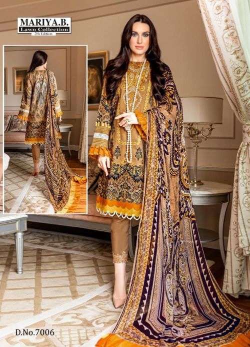 Mariya B Lawn Vol 7 Lawn Cotton Dress Material Collection On Wholesale