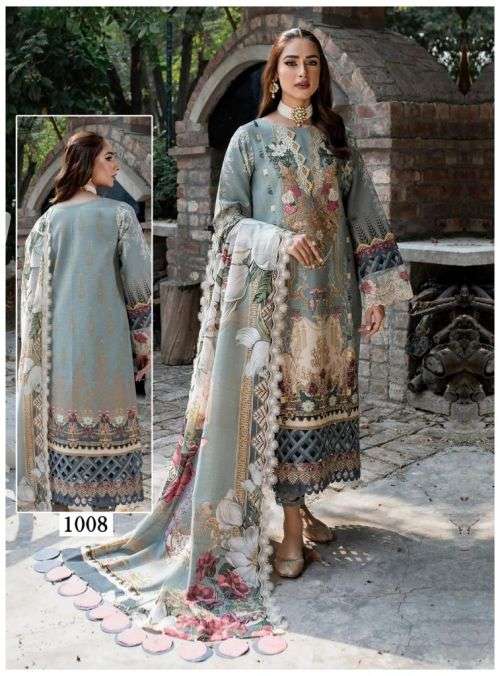 Maryam Andaaz Luxury Karachi Cotton Dress Material  On Wholesale