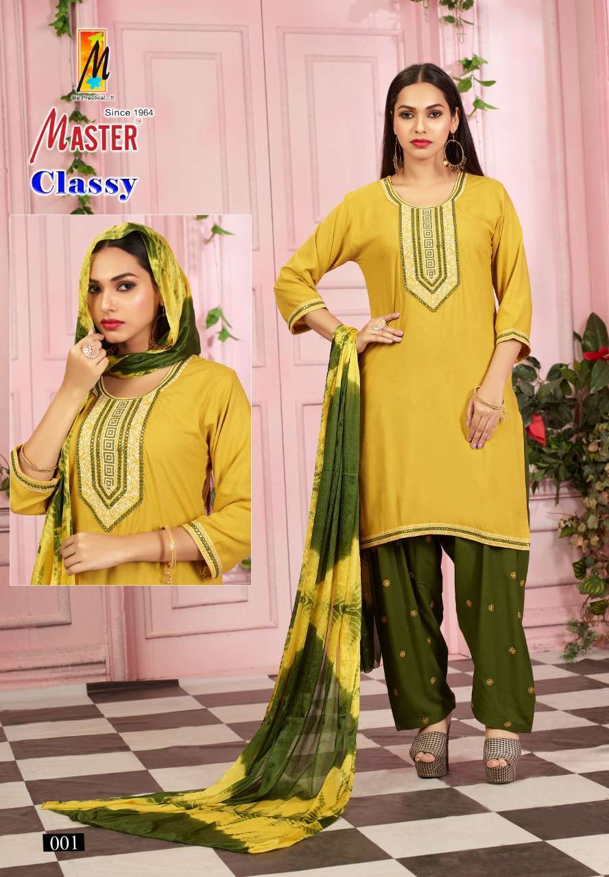 Master Classy Patiala On Rayon With Wholesale Price