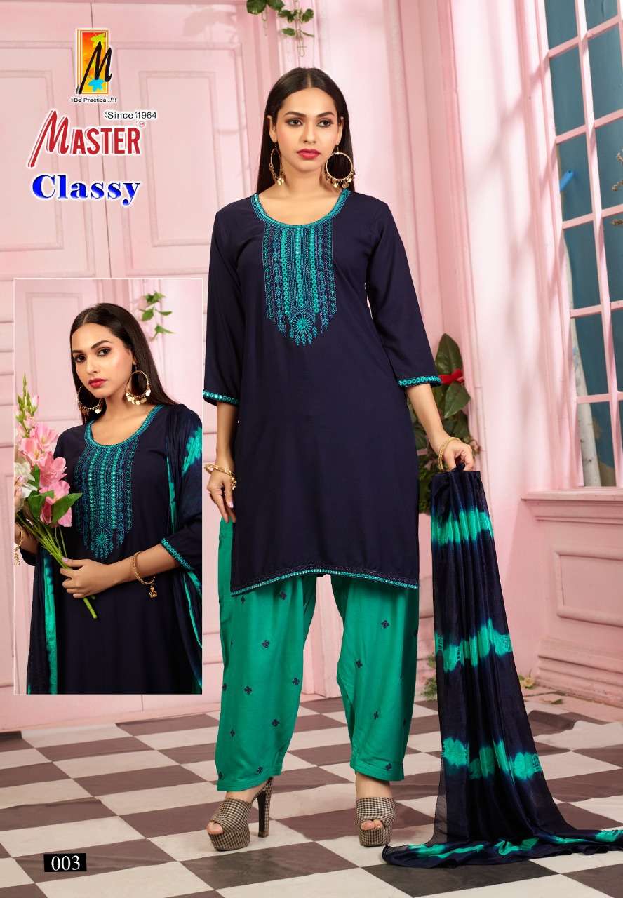 Master Classy Patiala On Rayon With Wholesale Price
