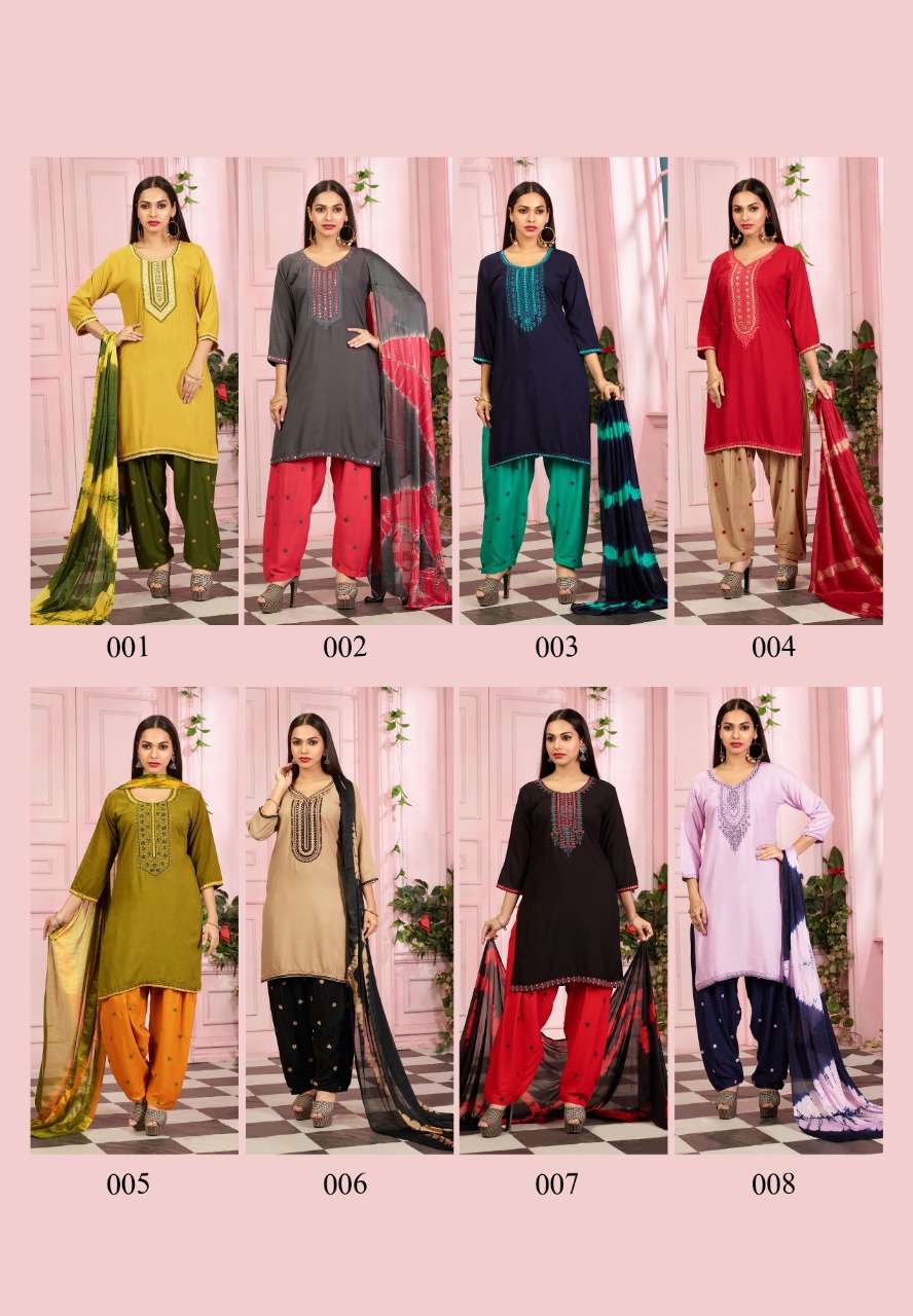 Master Classy Patiala On Rayon With Wholesale Price