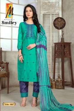 Master Smiley Fancy Kurti With Bottom Dupatta On Wholesale