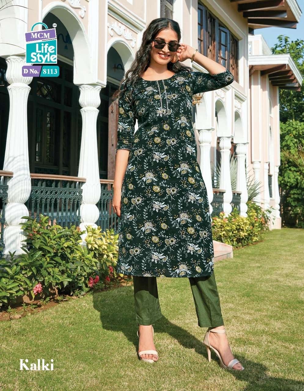 Mcm Lifestyle Kalki Pure Cotton Readymade Designer Kurtis On Wholesale