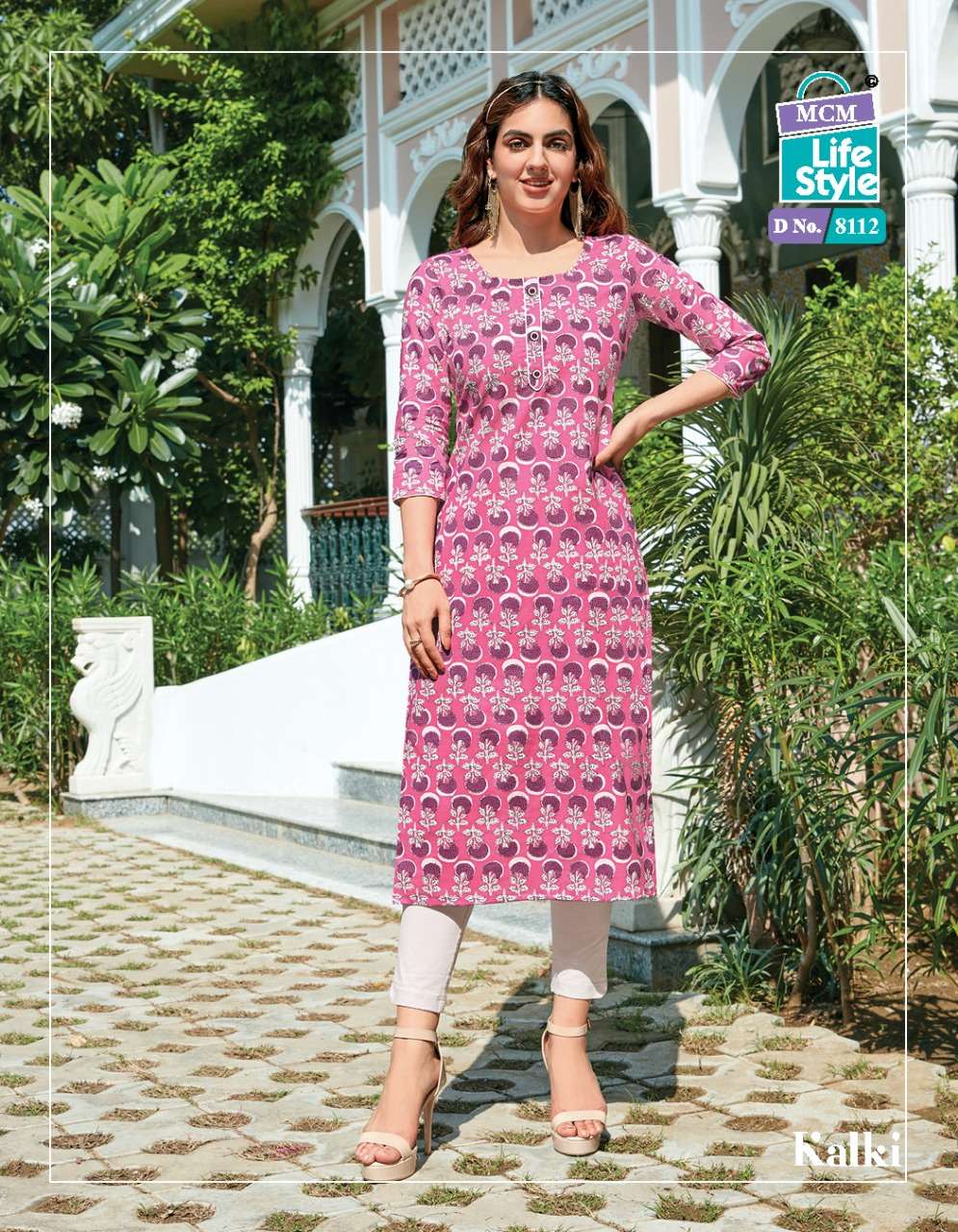 Mcm Lifestyle Kalki Pure Cotton Readymade Designer Kurtis On Wholesale