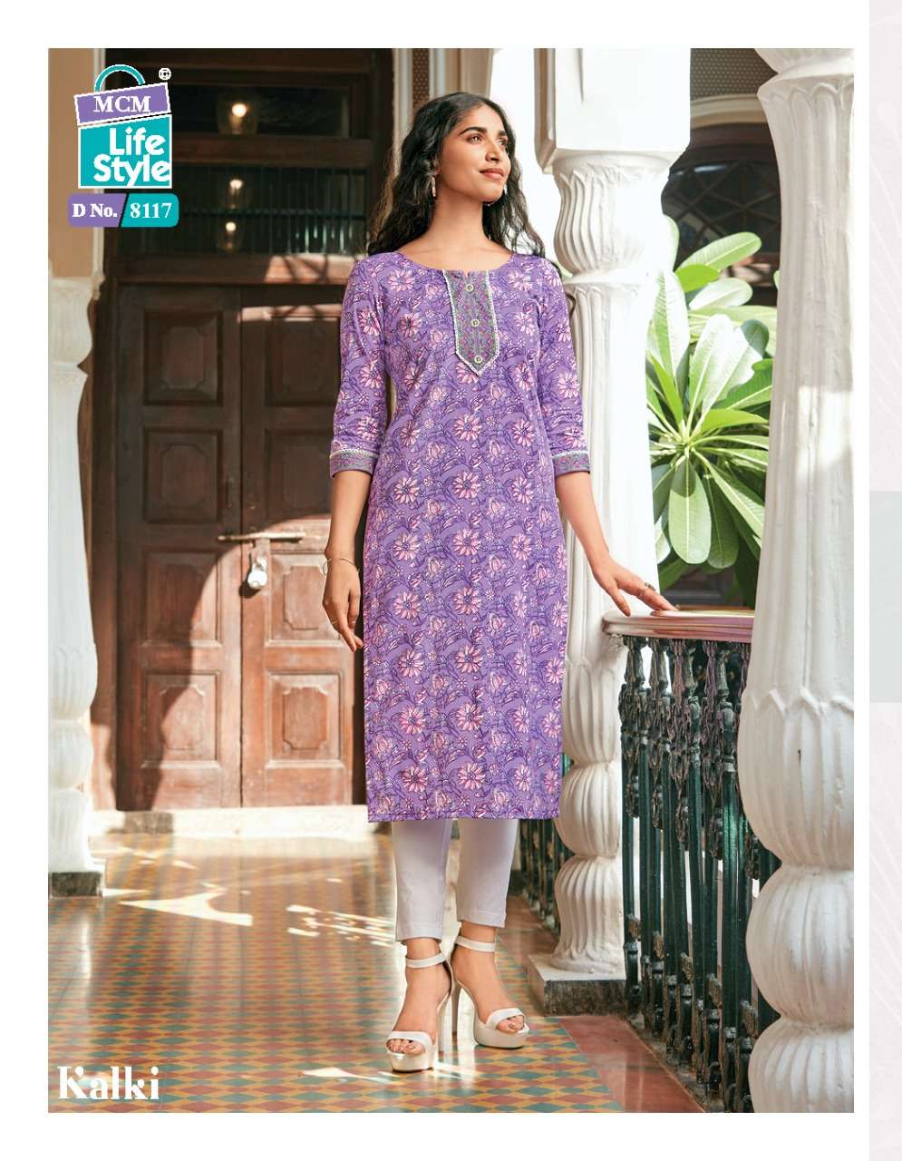 Mcm Lifestyle Kalki Pure Cotton Readymade Designer Kurtis On Wholesale