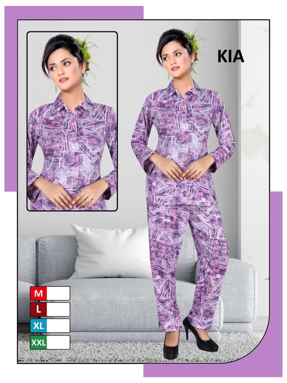Modest Co ord ser at 16 Pices Size and Colors
