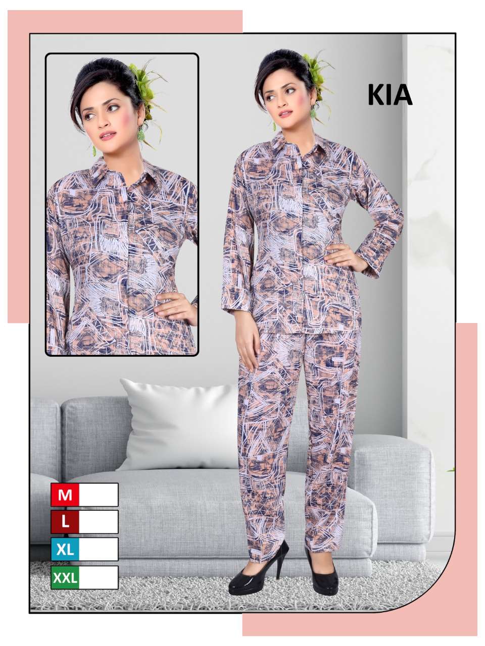 Modest Co ord ser at 16 Pices Size and Colors