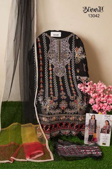 Noor Afrozeh vol-3 Georgette Net With Heavy Embroidery On Wholesale 