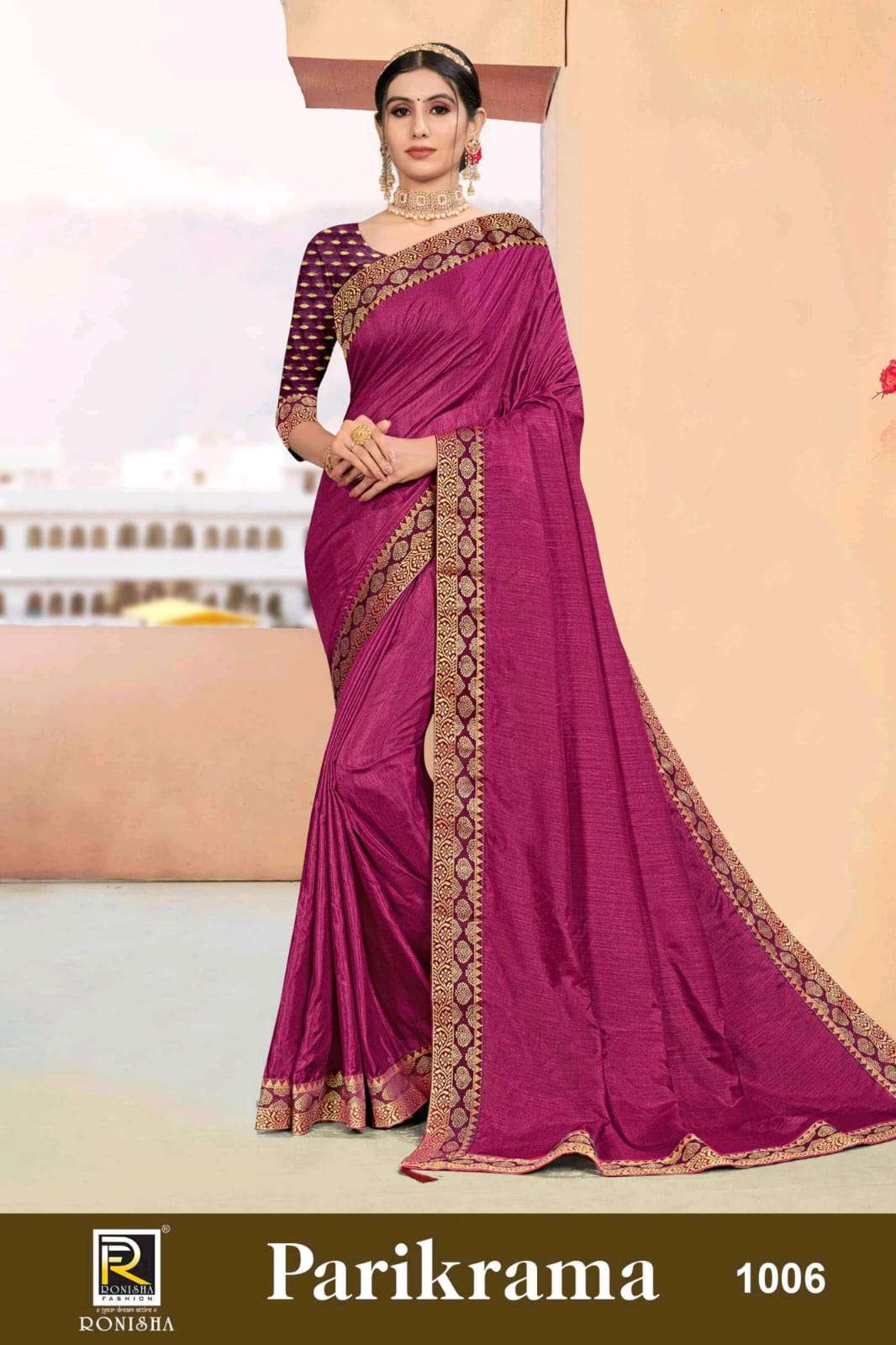 Parikrama New launching  Kumari Silk With Beautiful Lace Border On Wholesale