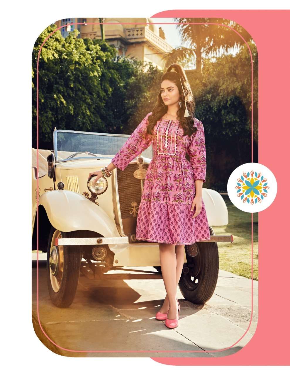 Passion Tree Flair Talk Vol.2 Tunic With Beautiful Colors & Print on Wholesale 