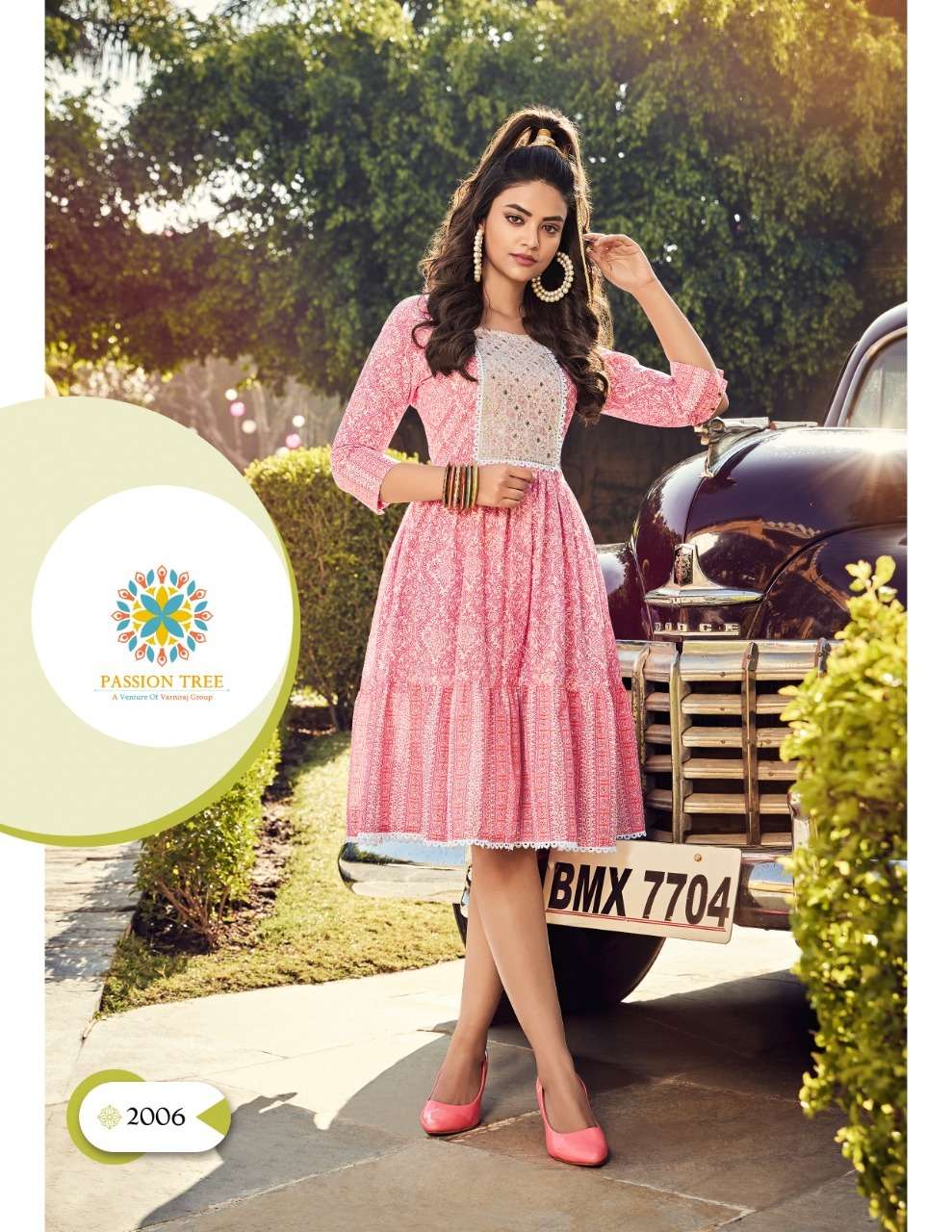Passion Tree Flair Talk Vol.2 Tunic With Beautiful Colors & Print on Wholesale 